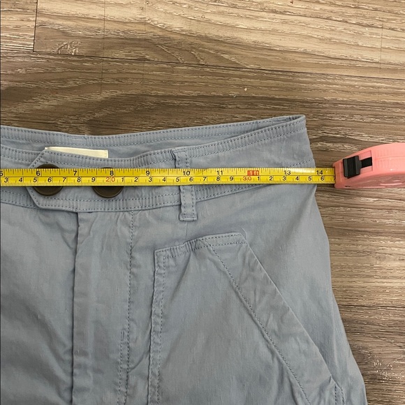 Anthropologie The Colette Cropped Wide-Leg Pants Light Blue Pants Maeve Size:4 - Picture 7 of 10